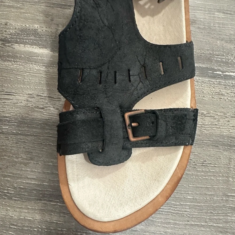 Merrell Sirah Cloak Wedge Black Grain Leather Shoe